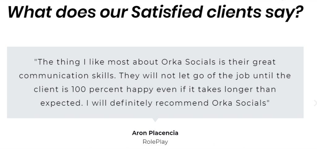 Orka Socials Client Testimonials: Digital Marketing Agency in kathmandu